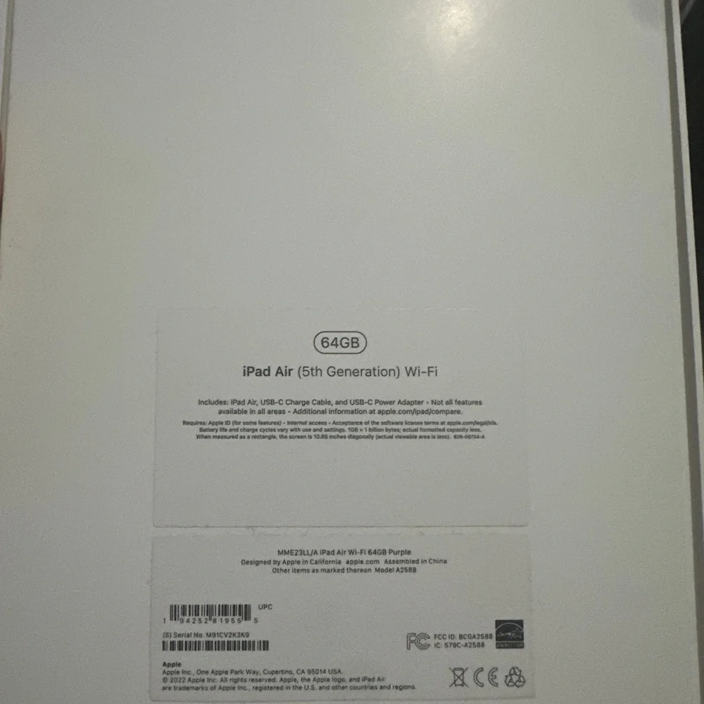 iPad Air 5th Generation with Apple Pencil